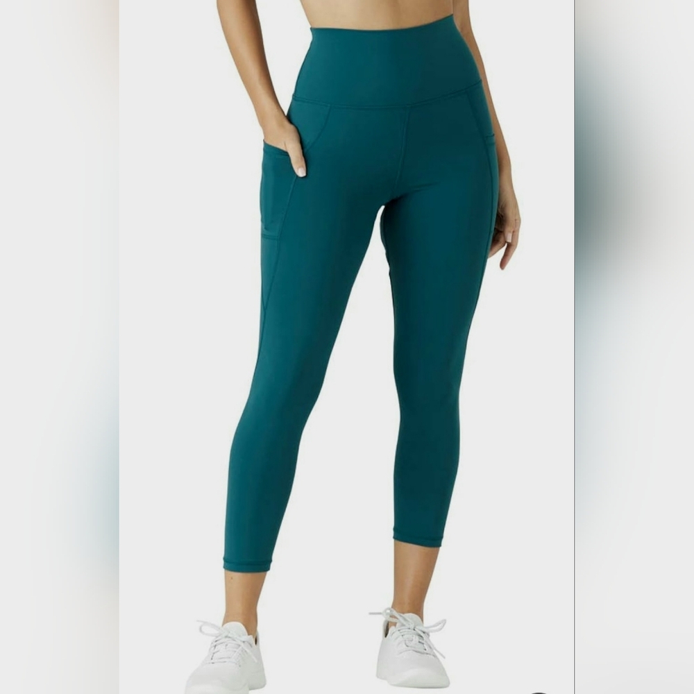 Teal High-Waisted Women's Leggings Size S